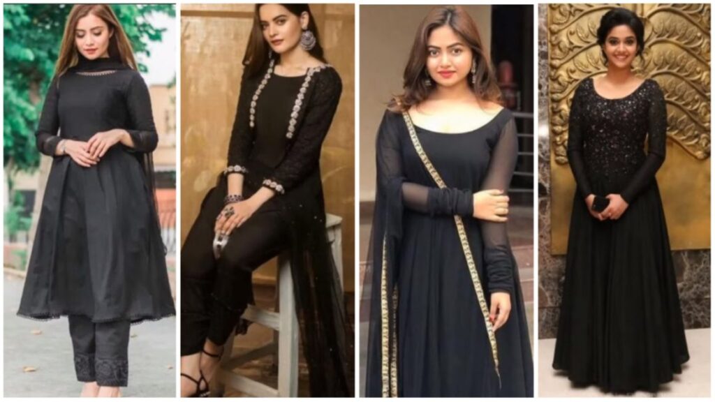 black kurti designs a1