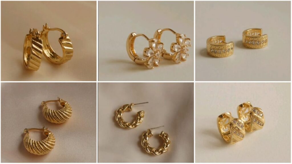 Gold Hoop Earrings Designs