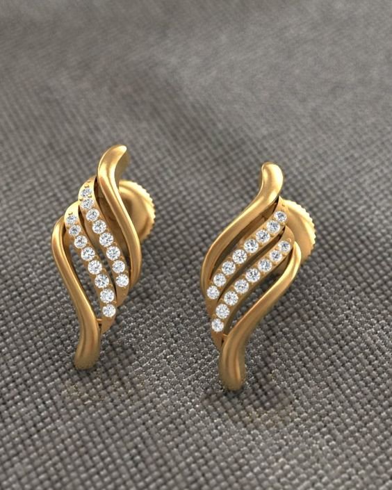 gold earring designs 10