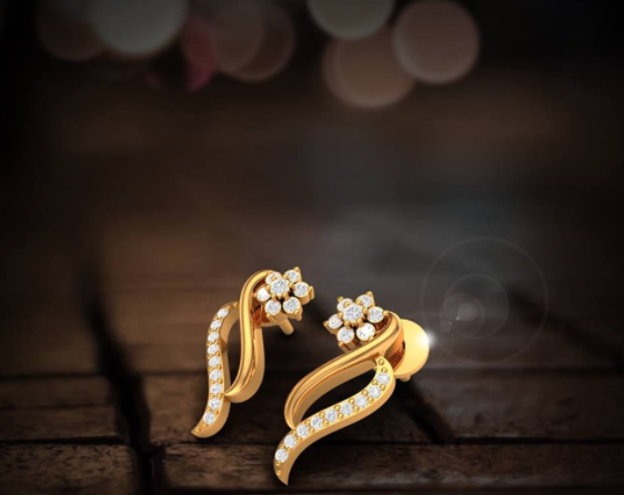 gold earring designs 9