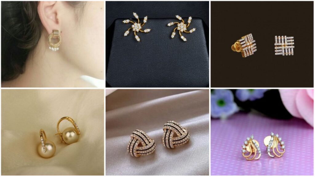 gold earring designs a1