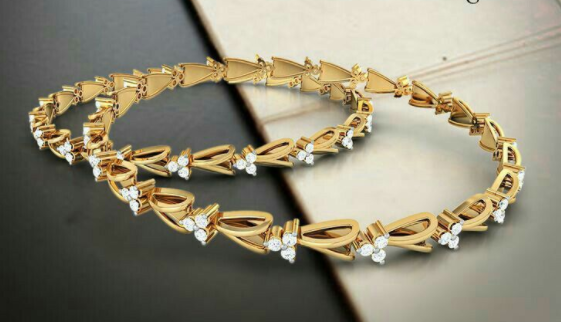 gold stone bangles 4