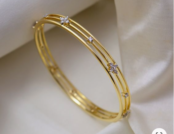 gold stone bangles 5