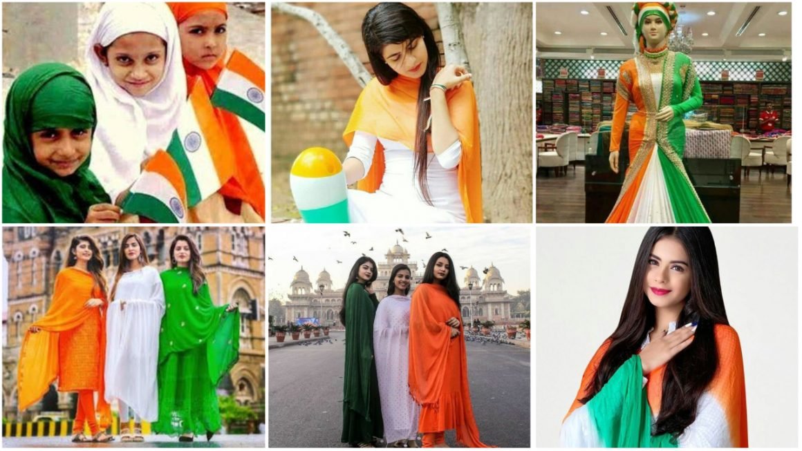 indian flag color dress a1