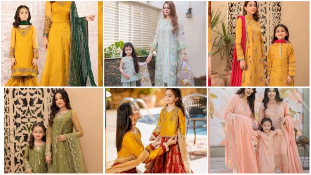 mother- daughter matching outfits a1