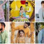 Colour Coordinated Wedding Dress for the Couple
