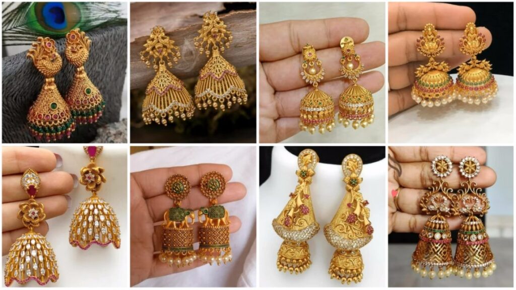 Gold Buttalu Earrings Designs
