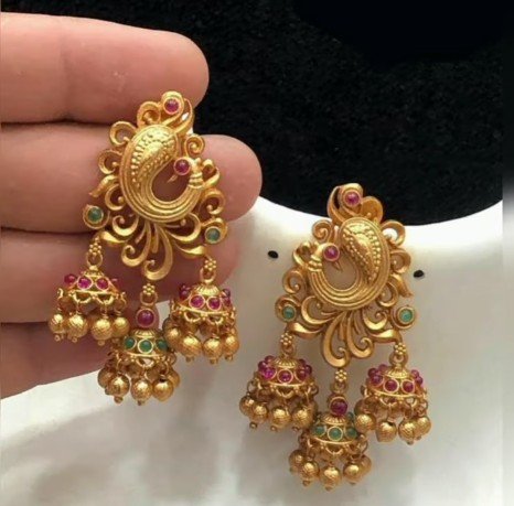 gold earring designs 20
