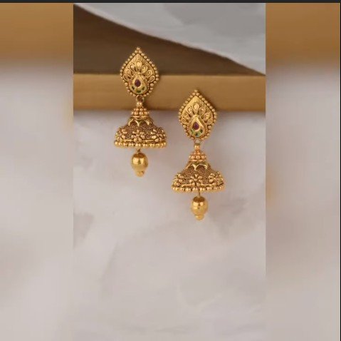 gold earring designs 24