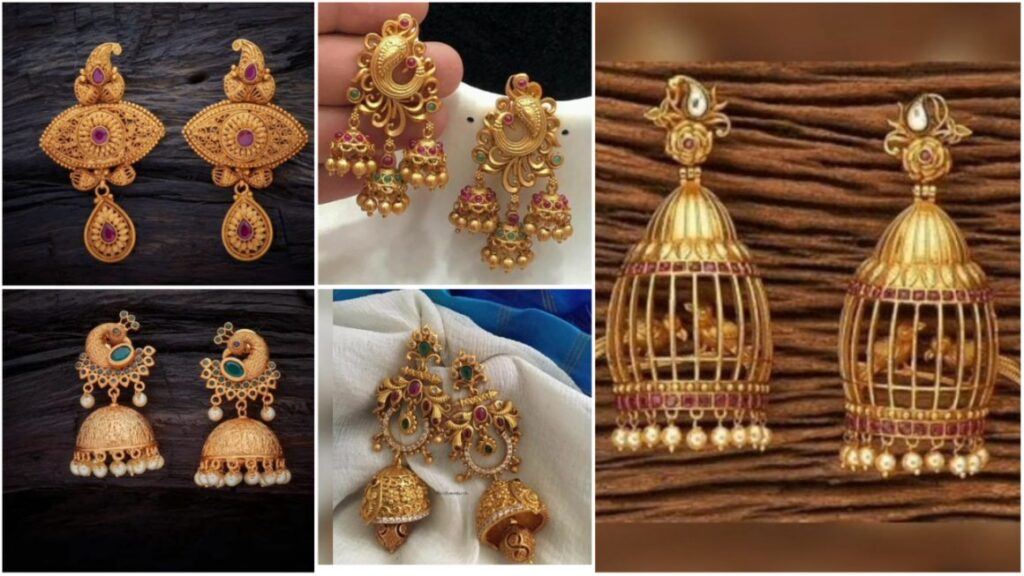 gold earring designs a1