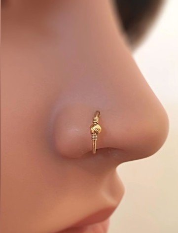 gold nose pin designs 1