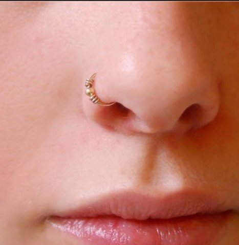 gold nose pin designs 15