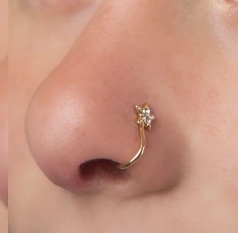 gold nose pin designs 8
