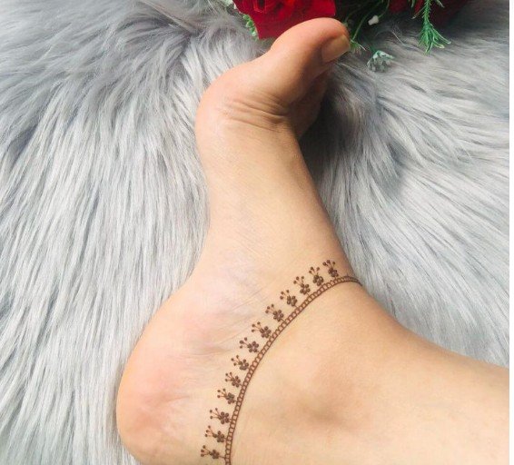henna tattoo designs for feet 10