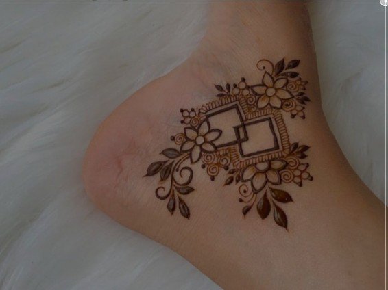 henna tattoo designs for feet 6