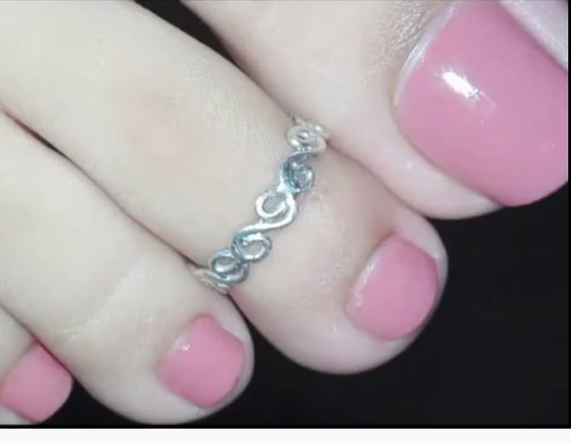 silver toe ring designs 3