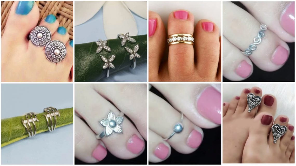 silver toe ring designs a1