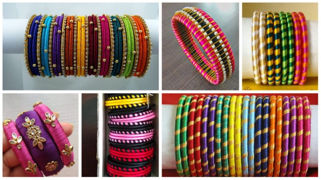 Beautiful and Latest Handmade Silk Thread Bangles Designs