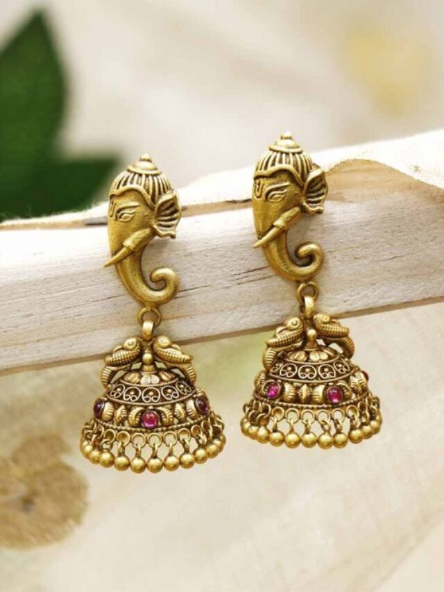 Gold Jhumka Designs