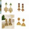 Latest Beautiful Antique Gold Jhumka Designs