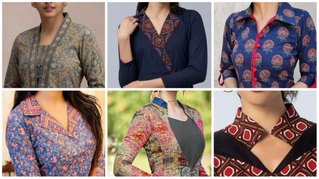 Latest Kurti Neck Designs (Collar type) for Women