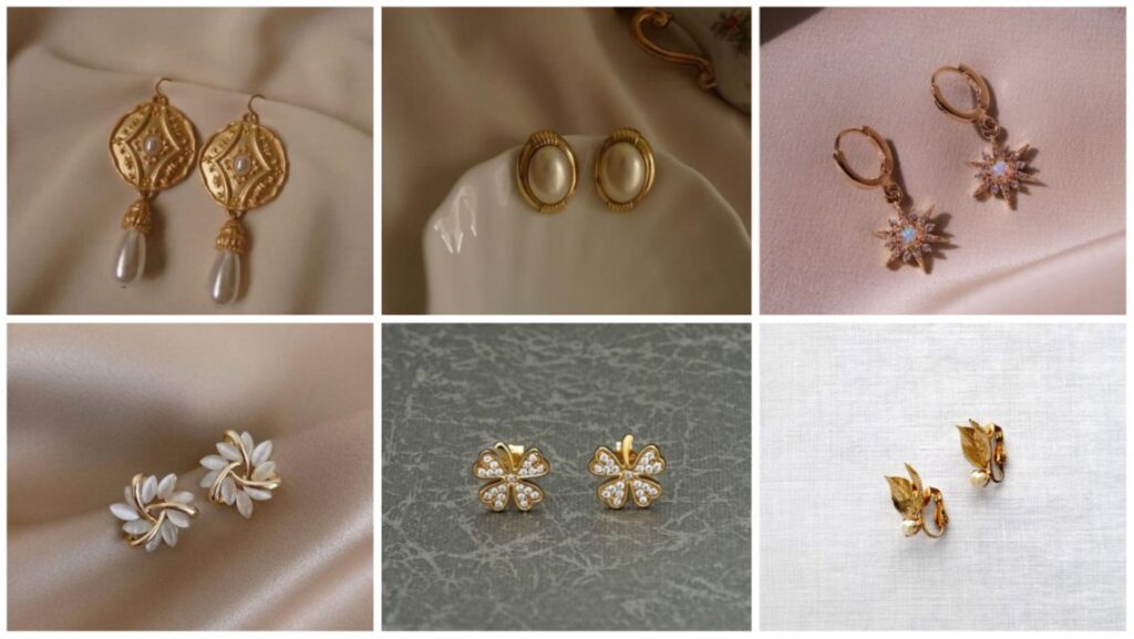 Gold Earring Designs for Women