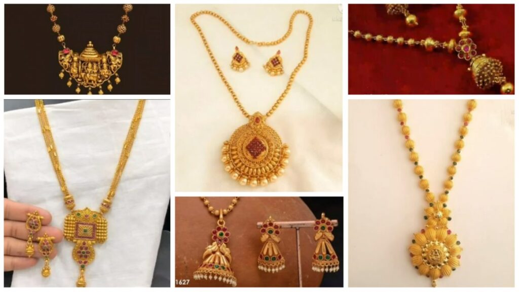 Gold Necklace Designs 2023