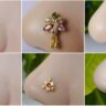 gold nose pins a1