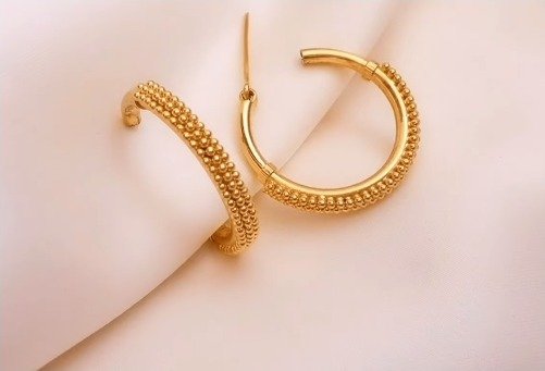 small gold earrings 19