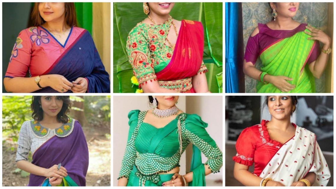trending saree blouse designs a1