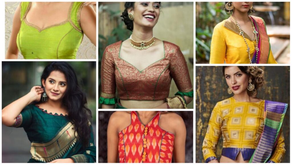 Best Stunning Latest Saree Blouse Neck Designs