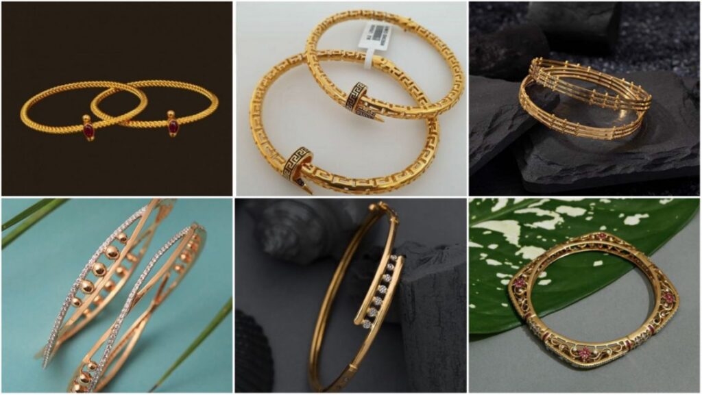 Stylish and Mind Blowing Gold Bangles