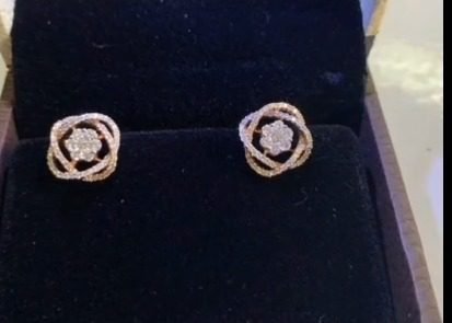 gold earrings 14