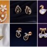 gold earrings a1
