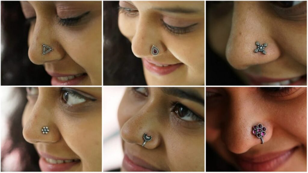 stylish nose pins a1