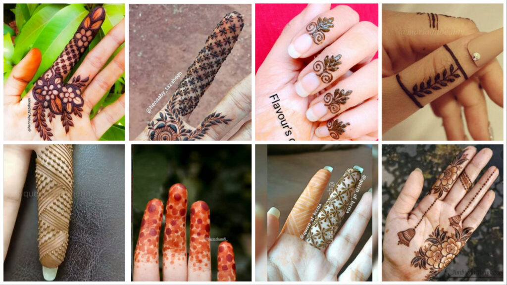 Fingers Mehndi Designs 2023