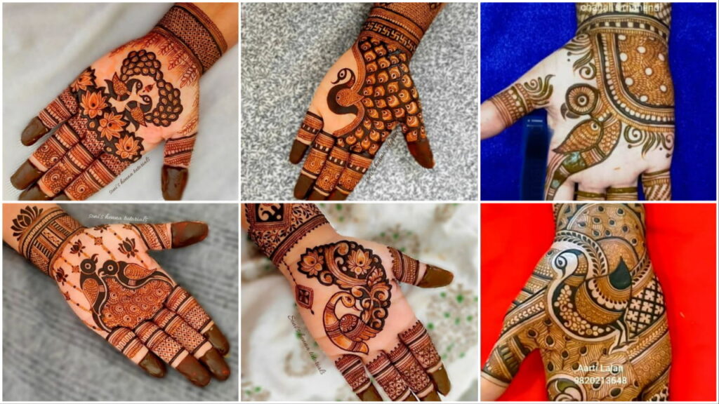 Peacock Henna Designs