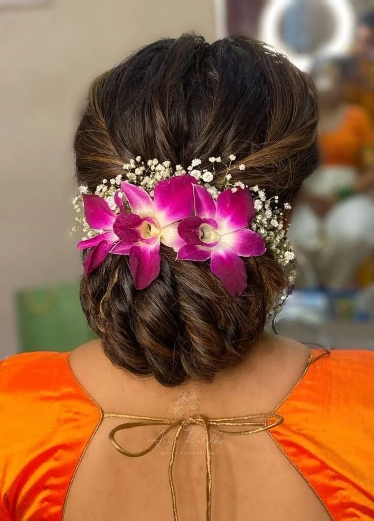 Elegant Indian bridal hairdo ideas for a classic wedding ceremony
