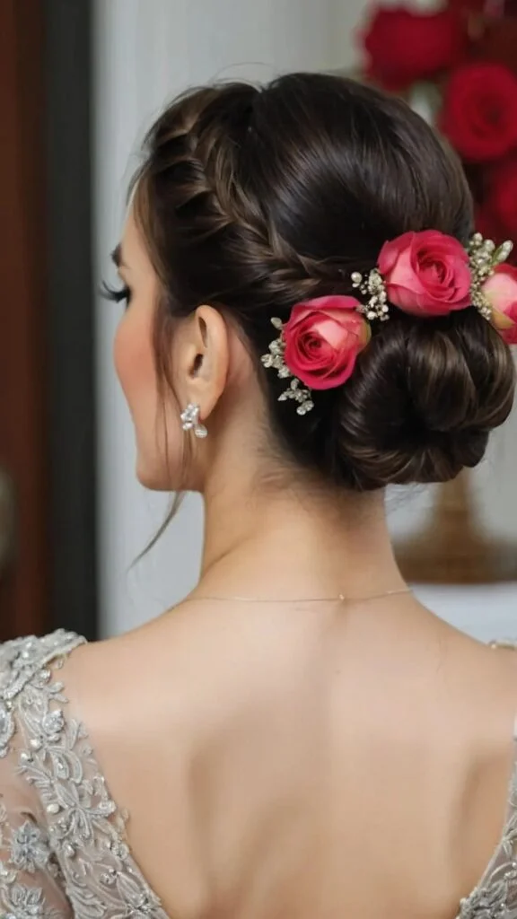 Elegant Indian bridal hairdo ideas for a classic wedding ceremony