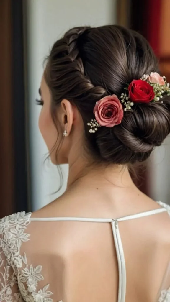 Elegant Indian bridal hairdo ideas for a classic wedding ceremony