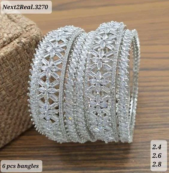 rhouidm plated bangle designs