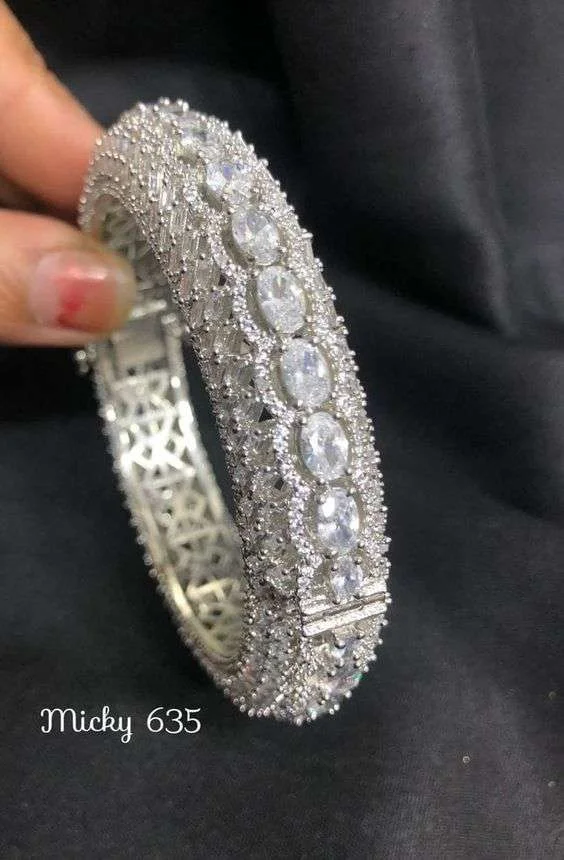 rhouidm plated bangle designs