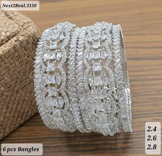 rhouidm plated bangle designs