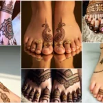 simple foot mehndi designs for elegant look