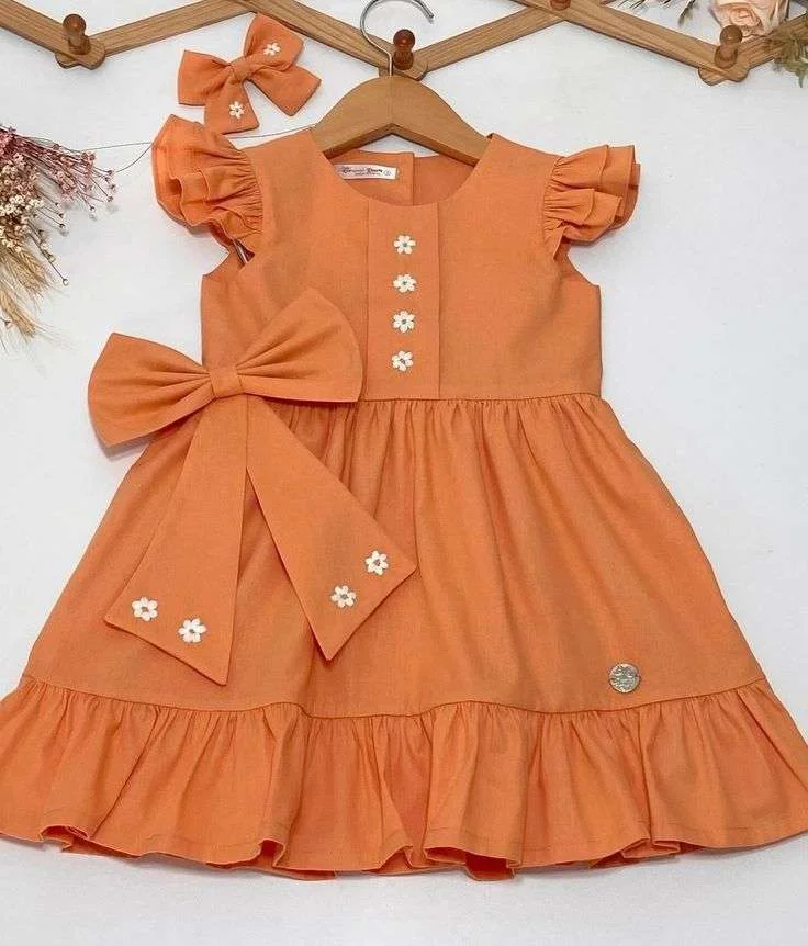 trendy kids frocks