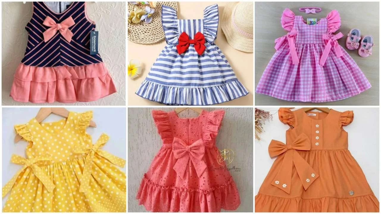 trendy kids frocks