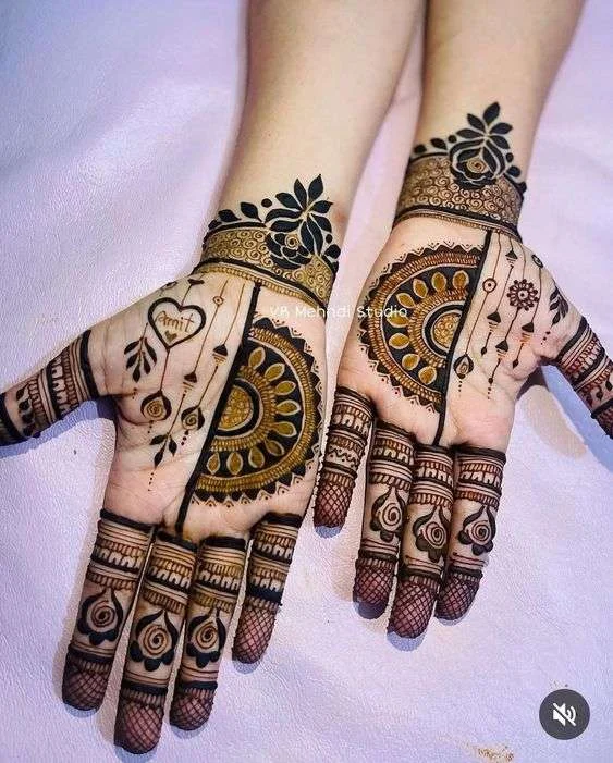 Latest bridal mehndi designs