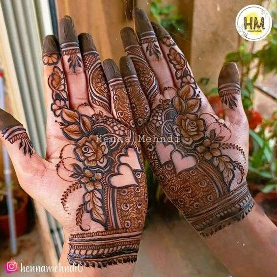 Latest bridal mehndi designs