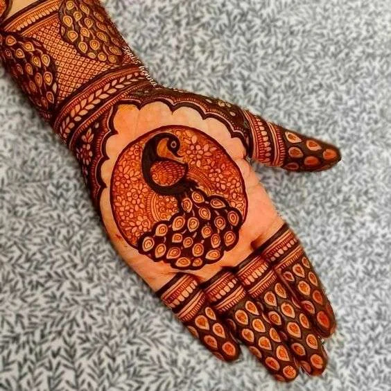 Peacock Mehndi Designs 2026