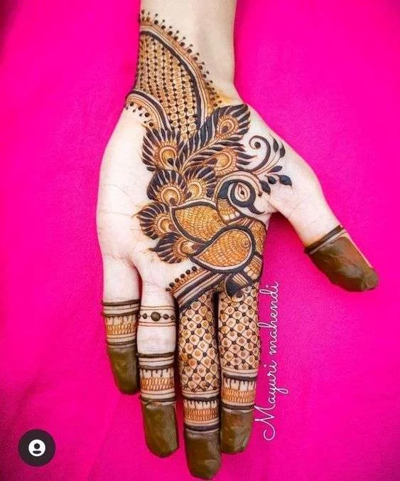Peacock Mehndi Designs 2026